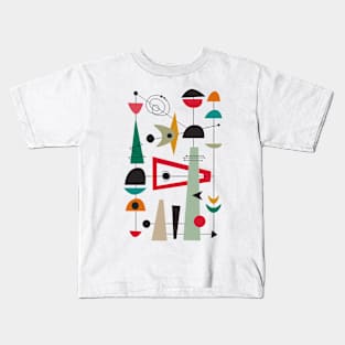 Mid Century Modern 32 Kids T-Shirt